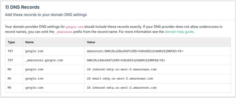 dns records