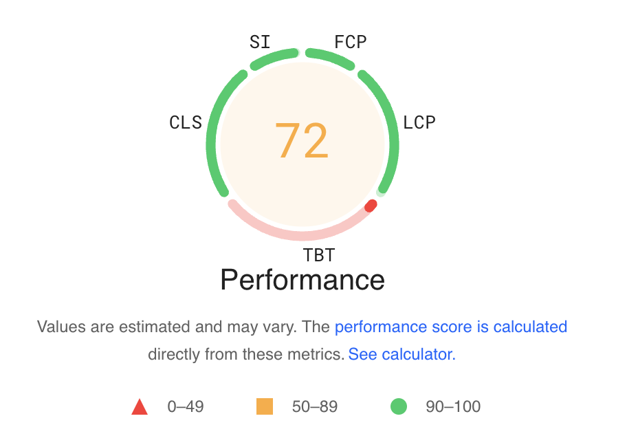 Improve core vitals total blocking time with third party scripts